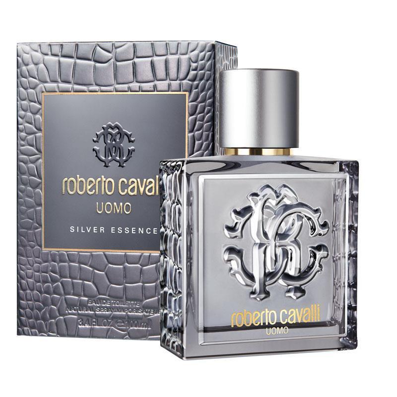 Roberto Cavalli Uomo Silver Essence For Men Eau De Toilette 100ML