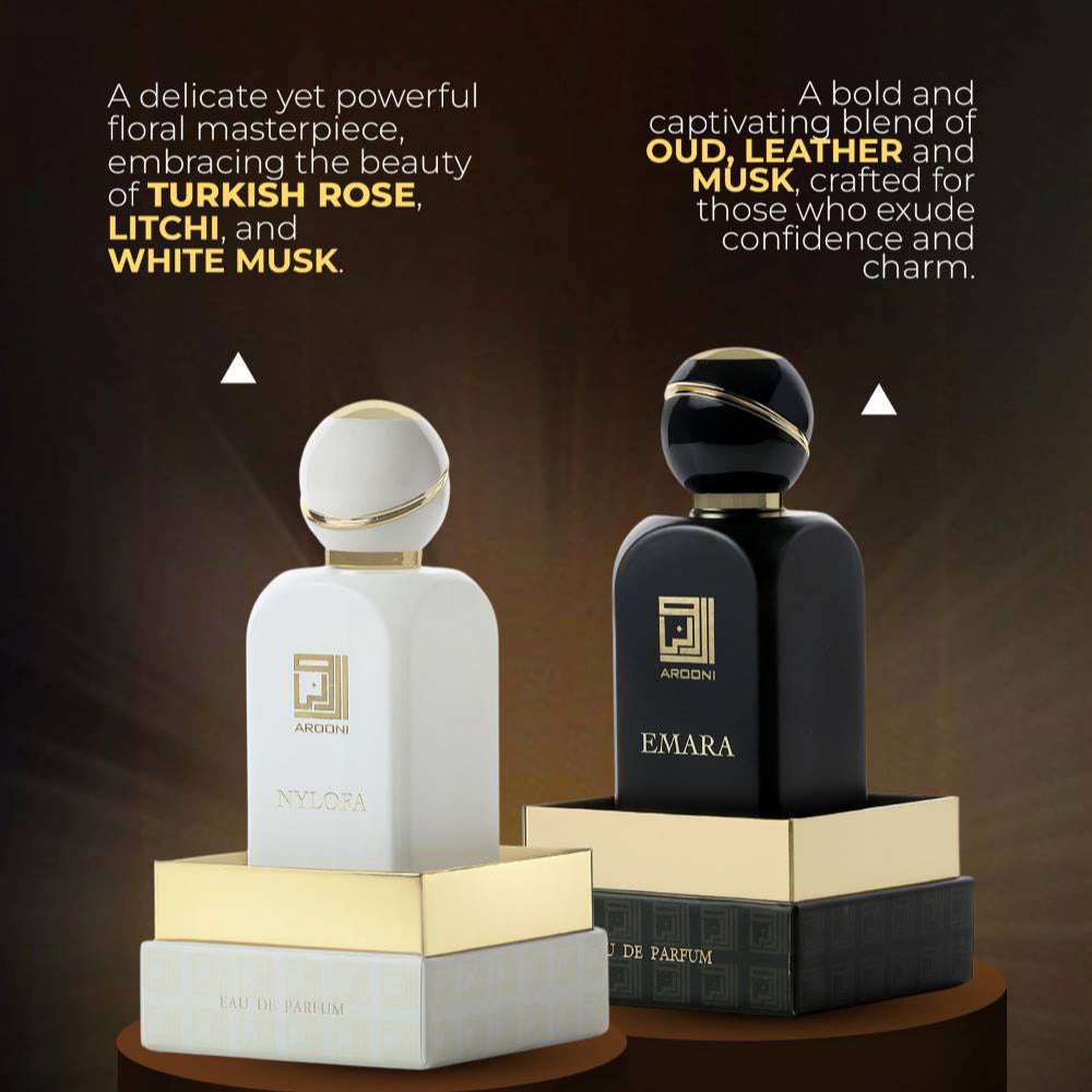 Arooni Emara & Nylofa Combo Set – Luxury Perfume Duo for Men & Women